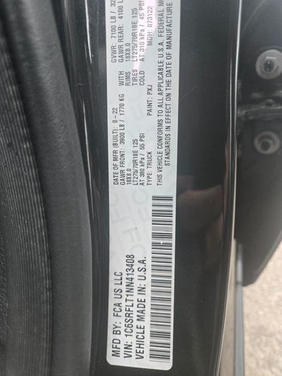 2022 RAM 1500 Rebel