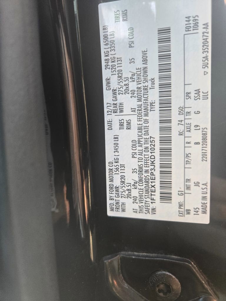 2018 Ford F-150 XL
