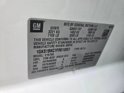 2015 GMC Yukon SLT