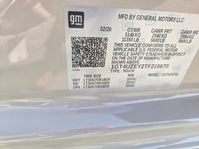 2026 GMC Sierra 2500 HD AT4X