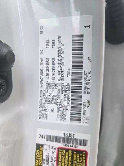 2023 Toyota Tundra 4WD SR5
